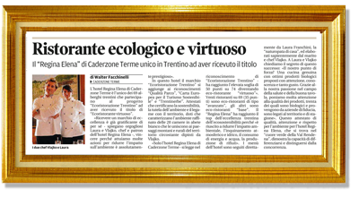 Quotidiano Trentino 12 settembre 2015